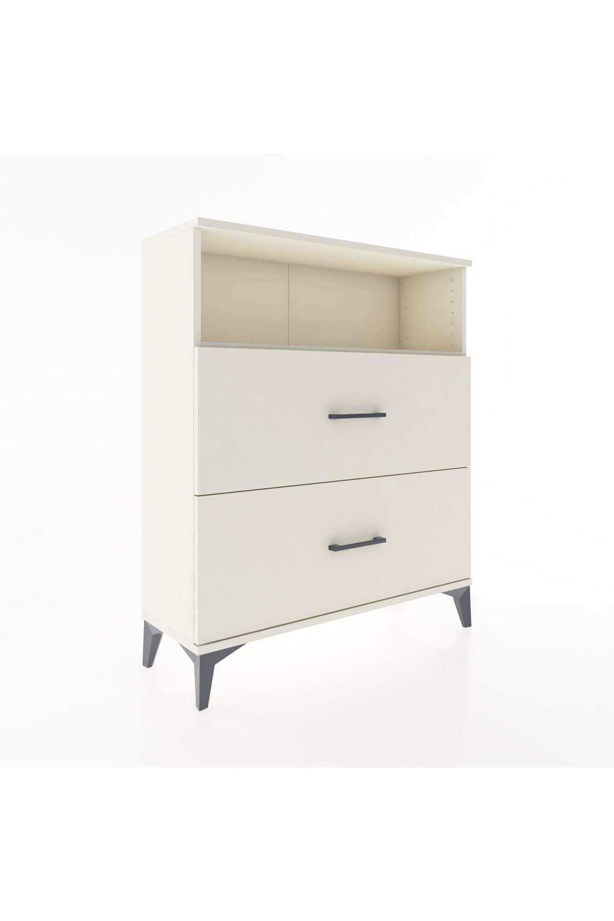 Arges Şifonyer Tek Raflı 2 Çekmeceli 88x30x106 Aytaşı-Aytaşı