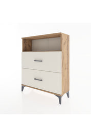 Arges Şifonyer Tek Raflı 2 Çekmeceli 88x30x106 Çam-Aytaşı