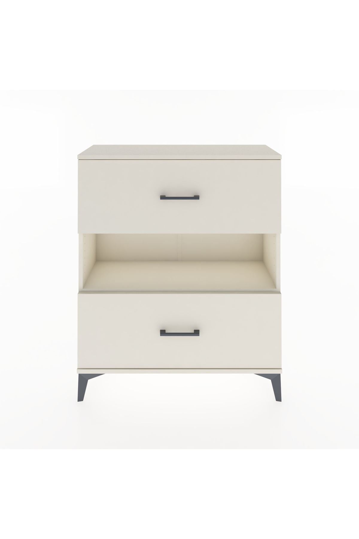 Arges Şifonyer Tek Raflı 2 Çekmeceli 88x30x106 Aytaşı-Aytaşı