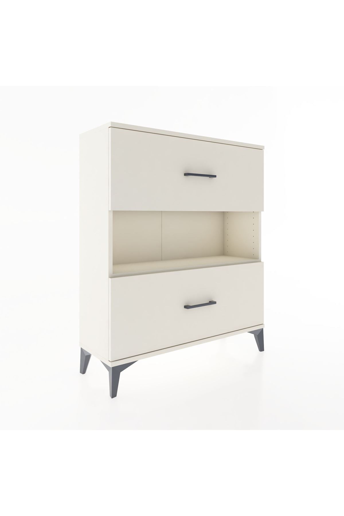 Arges Şifonyer Tek Raflı 2 Çekmeceli 88x30x106 Aytaşı-Aytaşı