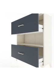 Arges Şifonyer Tek Raflı 2 Çekmeceli 88x30x106 Aytaşı-Antrasit