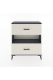 Arges Şifonyer Tek Raflı 2 Çekmeceli 88x30x106 Antrasit-Aytaşı