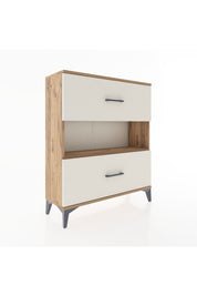 Arges Şifonyer Tek Raflı 2 Çekmeceli 88x30x106 Çam-Aytaşı