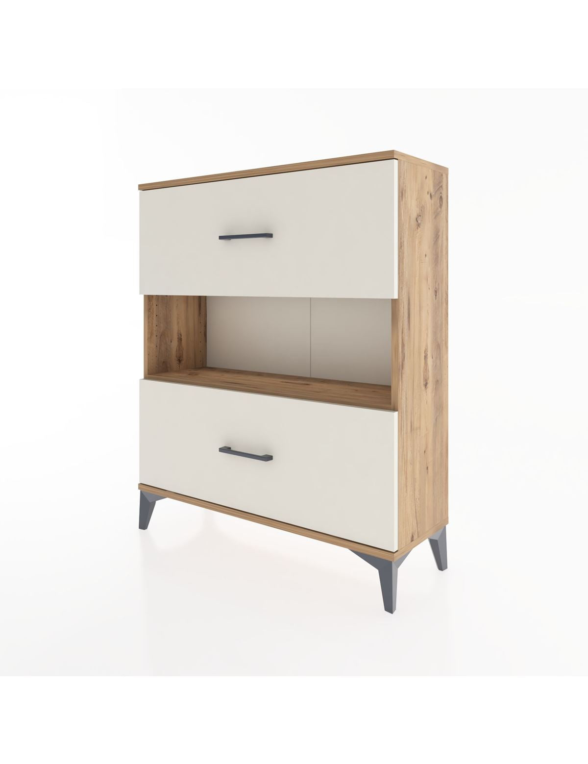 Arges Şifonyer Tek Raflı 2 Çekmeceli 88x30x106 - S05M017V7A