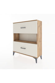 Arges Şifonyer Tek Raflı 2 Çekmeceli 88x30x106 Çam-Aytaşı