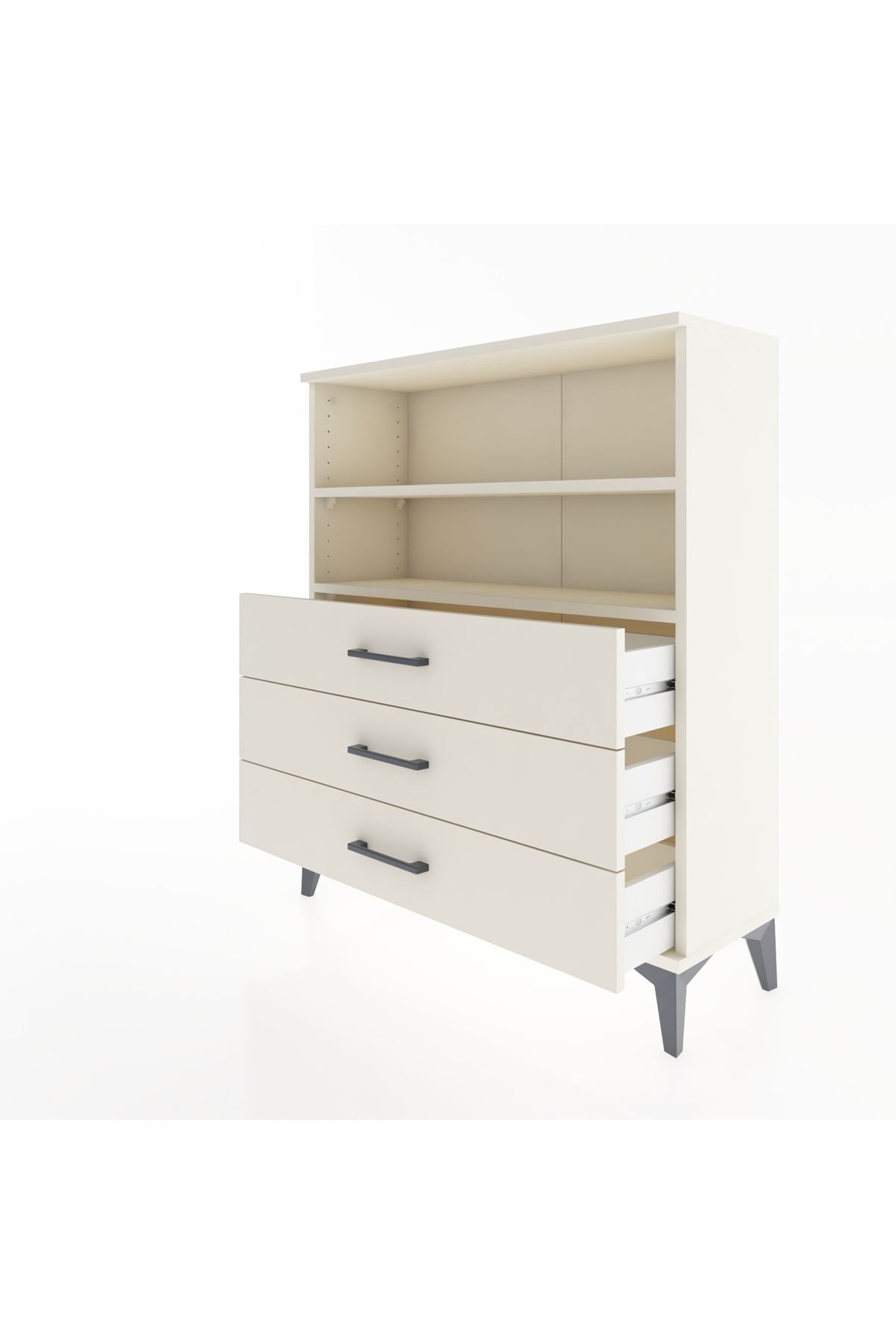 Arges Şifonyer 2 Raflı 3 Çekmeceli 88x30x106 Aytaşı-Aytaşı