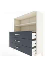 Arges Şifonyer 2 Raflı 3 Çekmeceli 88x30x106 Aytaşı-Antrasit