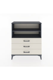 Arges Şifonyer 2 Raflı 3 Çekmeceli 88x30x106 Antrasit-Aytaşı