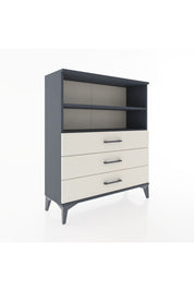 Arges Şifonyer 2 Raflı 3 Çekmeceli 88x30x106 Antrasit-Aytaşı