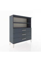 Arges Şifonyer 2 Raflı 3 Çekmeceli 88x30x106 Antrasit-Antrasit