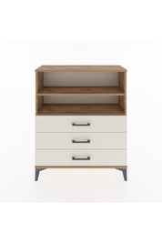 Arges Şifonyer 2 Raflı 3 Çekmeceli 88x30x106 Çam-Aytaşı