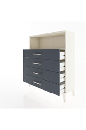 Arges Şifonyer Tek Raflı 4 Çekmeceli 88x30x106 Aytaşı-Antrasit