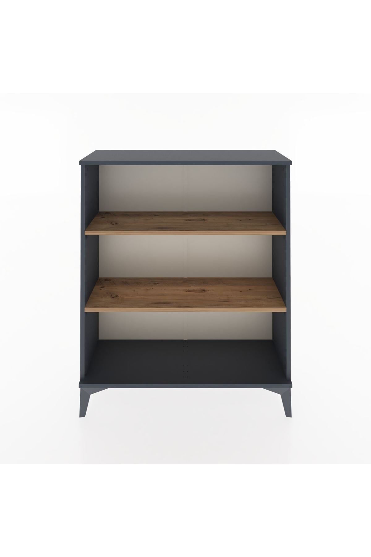 Arges Şifonyer 2 Raflı 88x30x106 Antrasit-Çam