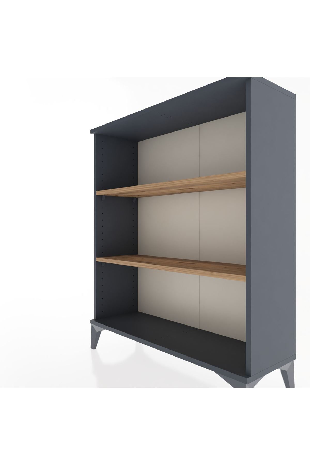 Arges Şifonyer 2 Raflı 88x30x106 Antrasit-Çam