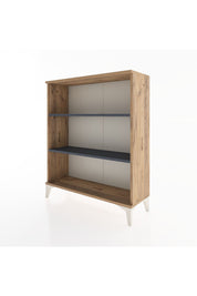 Arges Şifonyer 2 Raflı 88x30x106 Çam-Antrasit