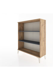 Arges Şifonyer 2 Raflı 88x30x106 Çam-Antrasit