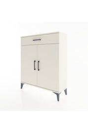 Arges Şifonyer Tek Raflı Tek Çekmeceli 2 Kapaklı 88x30x106 Aytaşı-Aytaşı