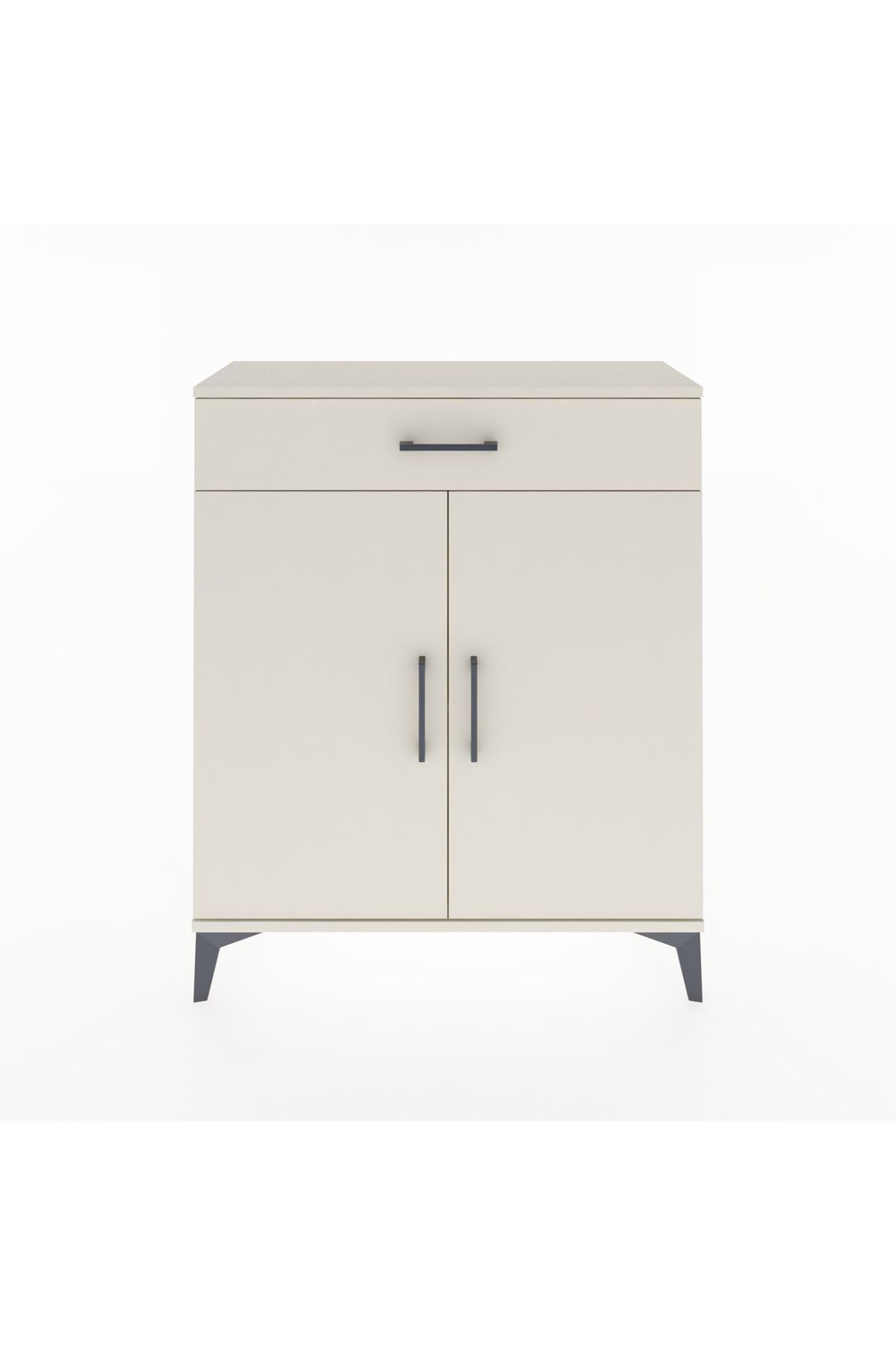 Arges Şifonyer Tek Raflı Tek Çekmeceli 2 Kapaklı 88x30x106 Aytaşı-Aytaşı