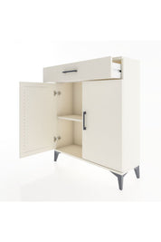 Arges Şifonyer Tek Raflı Tek Çekmeceli 2 Kapaklı 88x30x106 Aytaşı-Aytaşı