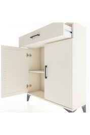 Arges Şifonyer Tek Raflı Tek Çekmeceli 2 Kapaklı 88x30x106 Aytaşı-Aytaşı