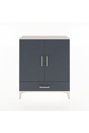 Arges Şifonyer 2 Raflı Tek Çekmeceli 2 Kapaklı 88x30x106 Aytaşı-Antrasit