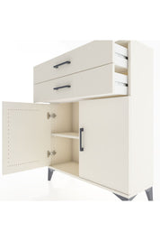 Arges Şifonyer 2 Raflı 2 Çekmeceli 2 Kapaklı 88x30x106 Aytaşı-Aytaşı