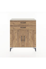 Arges Şifonyer 2 Raflı 2 Çekmeceli 2 Kapaklı 88x30x106 Aytaşı-Çam