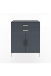 Arges Şifonyer 2 Raflı 2 Çekmeceli 2 Kapaklı 88x30x106 Antrasit-Antrasit