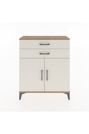 Arges Şifonyer 2 Raflı 2 Çekmeceli 2 Kapaklı 88x30x106 Çam-Aytaşı