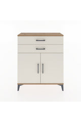 Arges Şifonyer 2 Raflı 2 Çekmeceli 2 Kapaklı 88x30x106