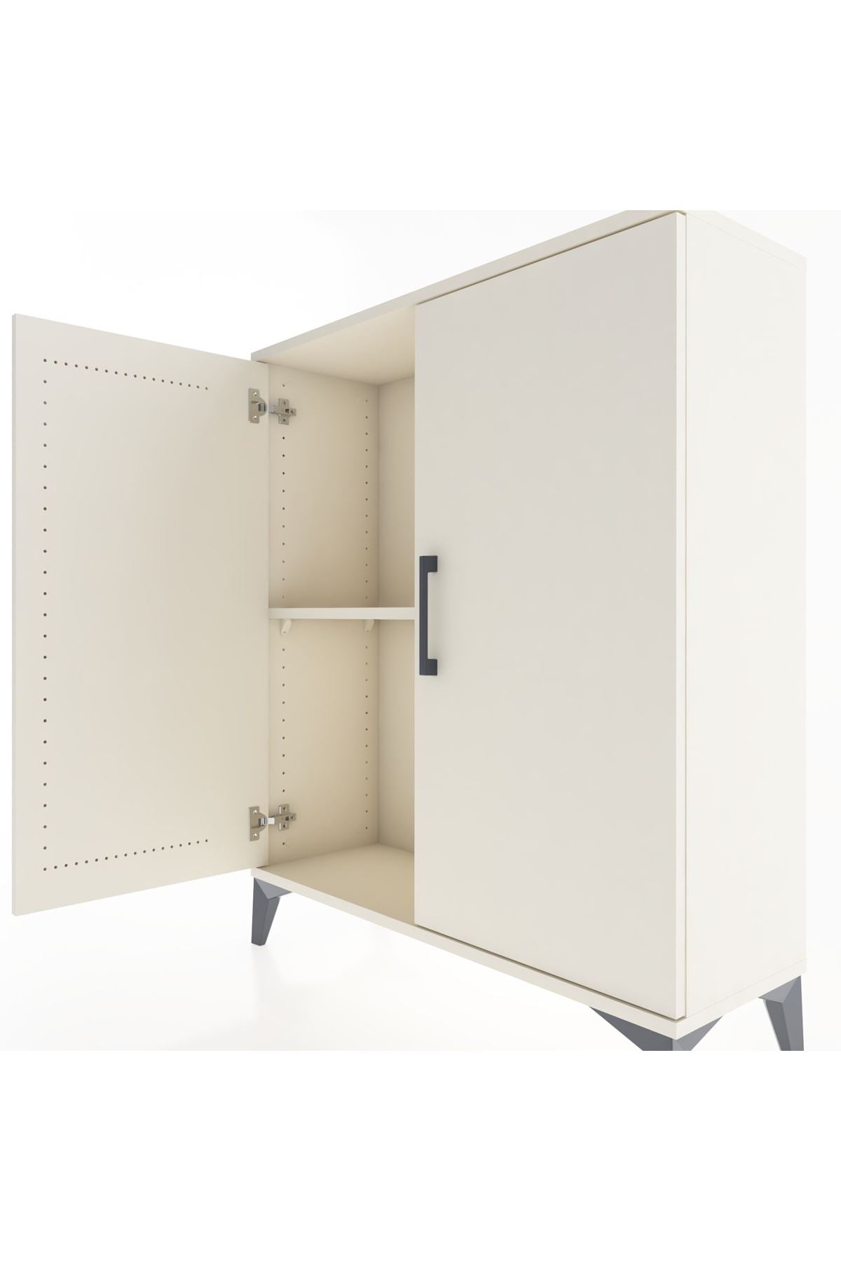 Arges Şifonyer Tek Raflı 2 Kapaklı 88x30x106 Aytaşı-Aytaşı