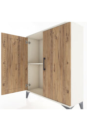 Arges Şifonyer Tek Raflı 2 Kapaklı 88x30x106 Aytaşı-Çam