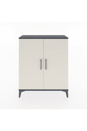 Arges Şifonyer Tek Raflı 2 Kapaklı 88x30x106 Antrasit-Aytaşı