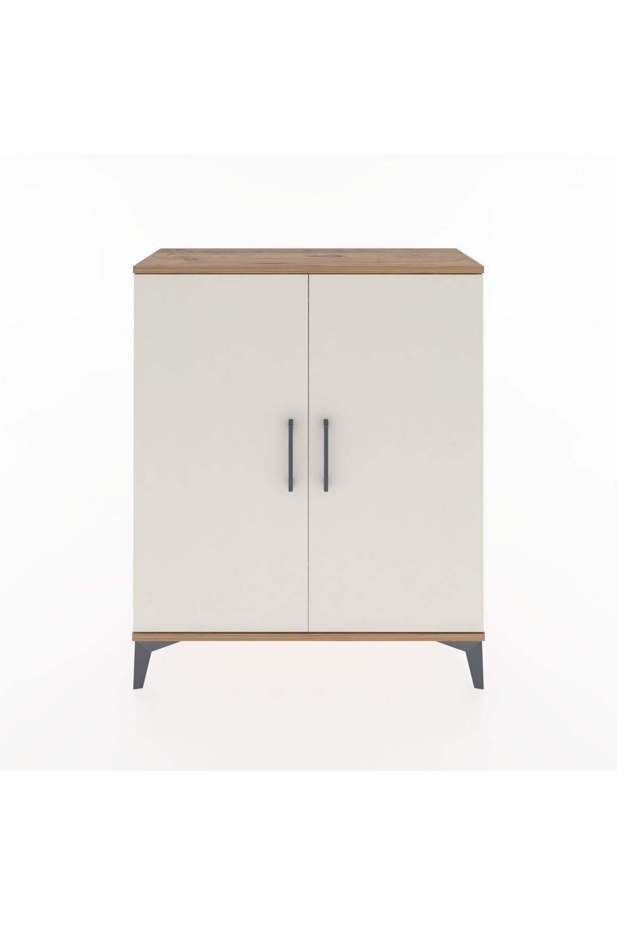 Arges Şifonyer Tek Raflı 2 Kapaklı 88x30x106 Çam-Aytaşı