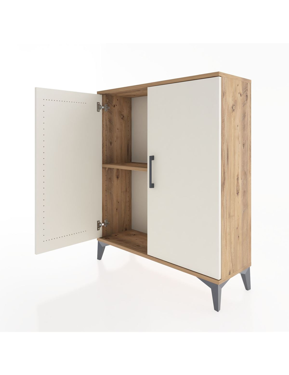 Arges Şifonyer Tek Raflı 2 Kapaklı 88x30x106 - S05M004V7A