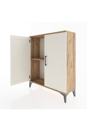 Arges Şifonyer Tek Raflı 2 Kapaklı 88x30x106 Çam-Aytaşı