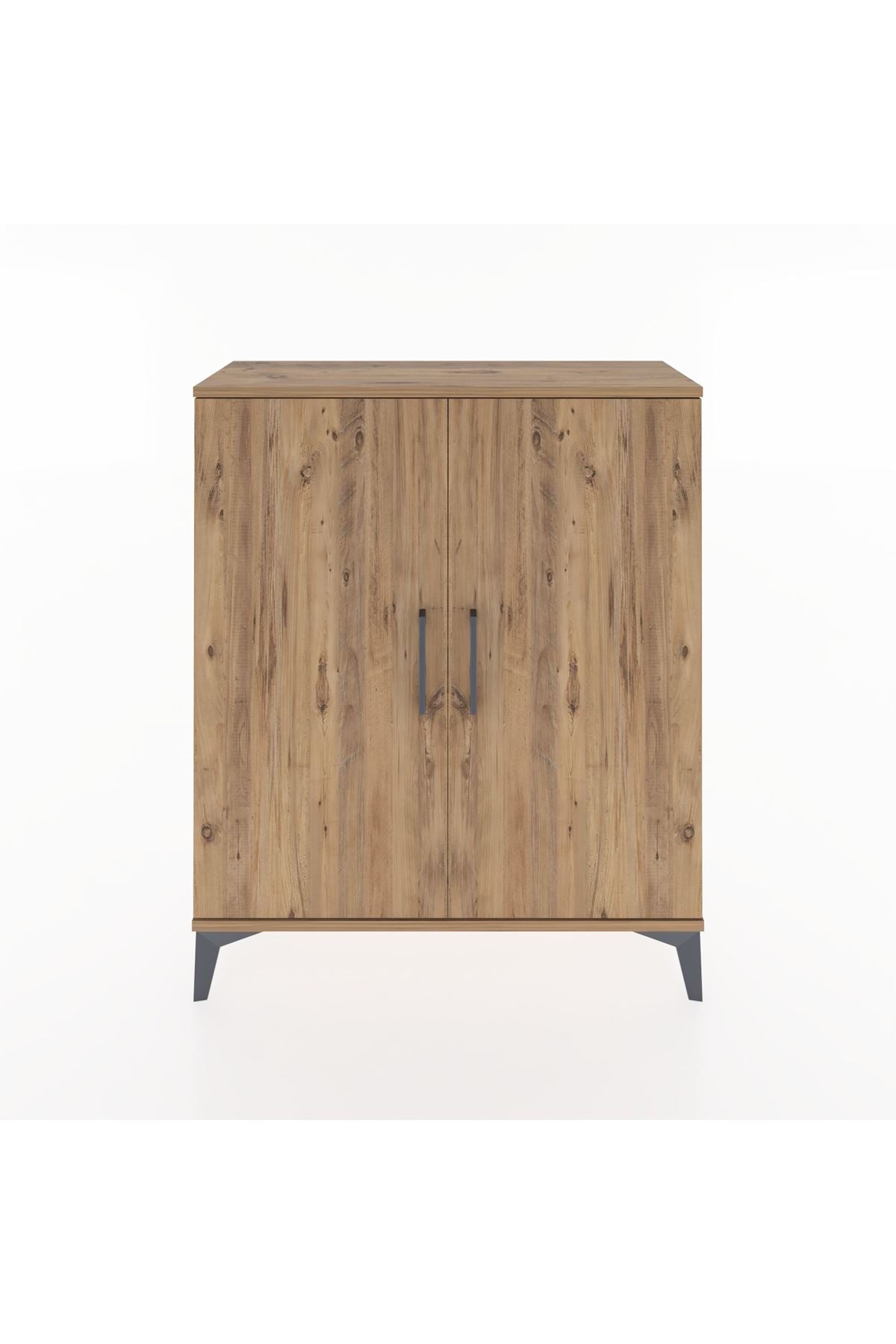 Arges Şifonyer Tek Raflı 2 Kapaklı 88x30x106 Çam-Çam