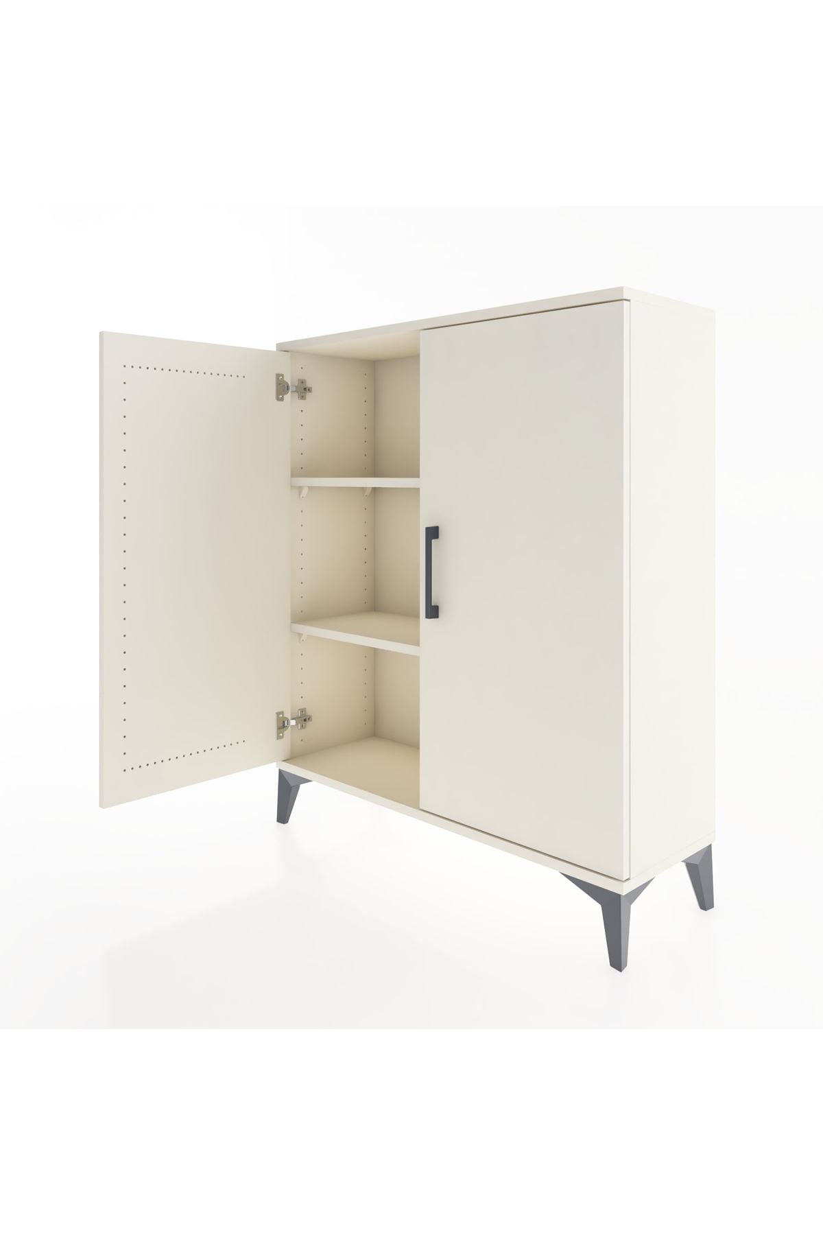 Arges Şifonyer 2 Raflı 2 Kapaklı 88x30x106 Aytaşı-Aytaşı