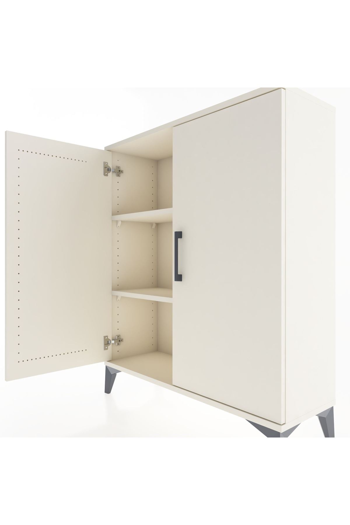 Arges Şifonyer 2 Raflı 2 Kapaklı 88x30x106 Aytaşı-Aytaşı