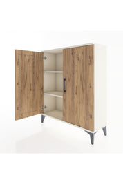 Arges Şifonyer 2 Raflı 2 Kapaklı 88x30x106 - S05M005V3A