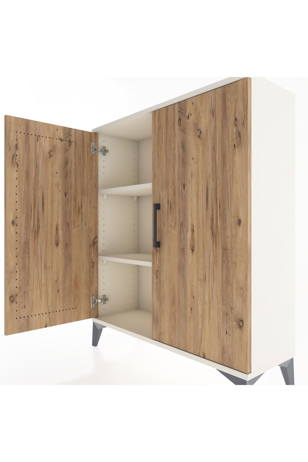 Arges Şifonyer 2 Raflı 2 Kapaklı 88x30x106 - S05M005V3A