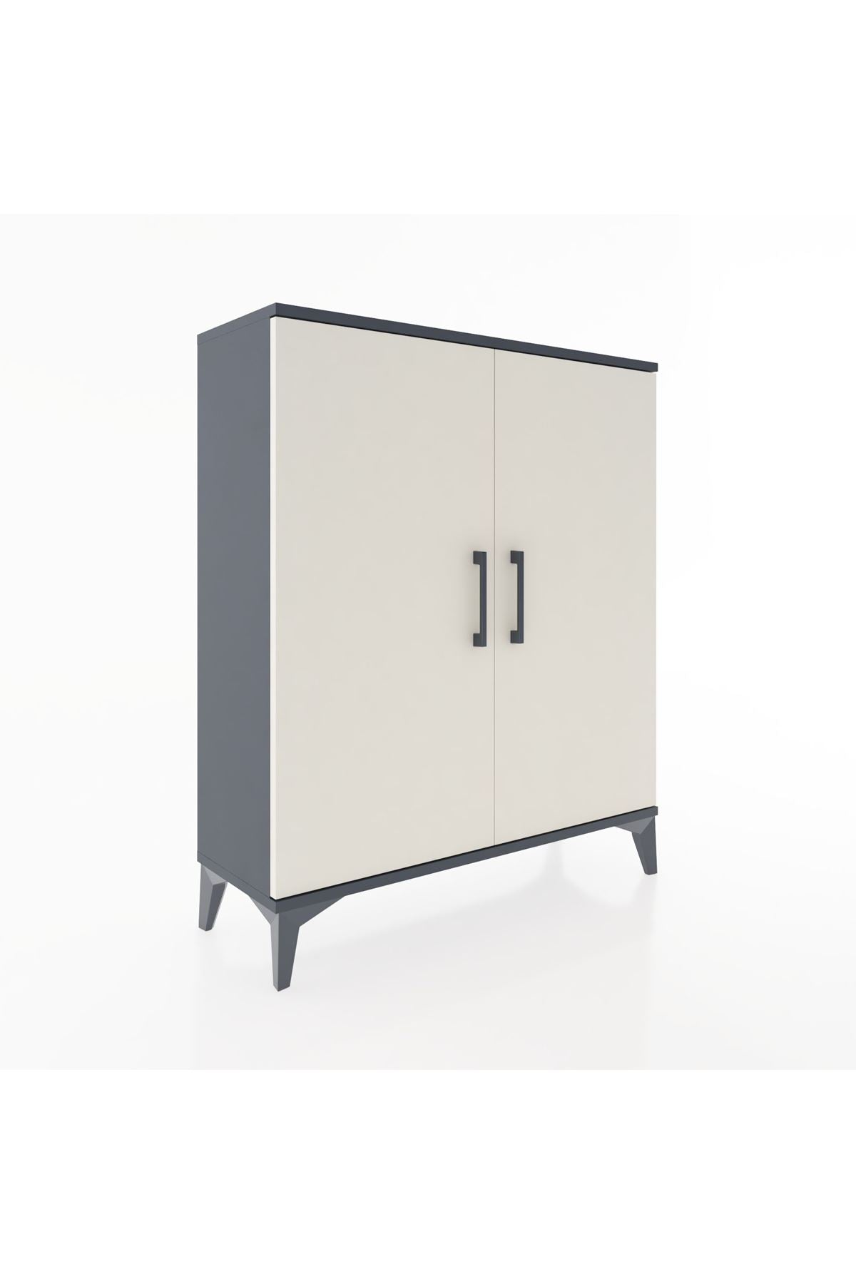 Arges Şifonyer 2 Raflı 2 Kapaklı 88x30x106 - S05M005V4A