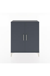 Arges Şifonyer 2 Raflı 2 Kapaklı 88x30x106 Antrasit-Antrasit