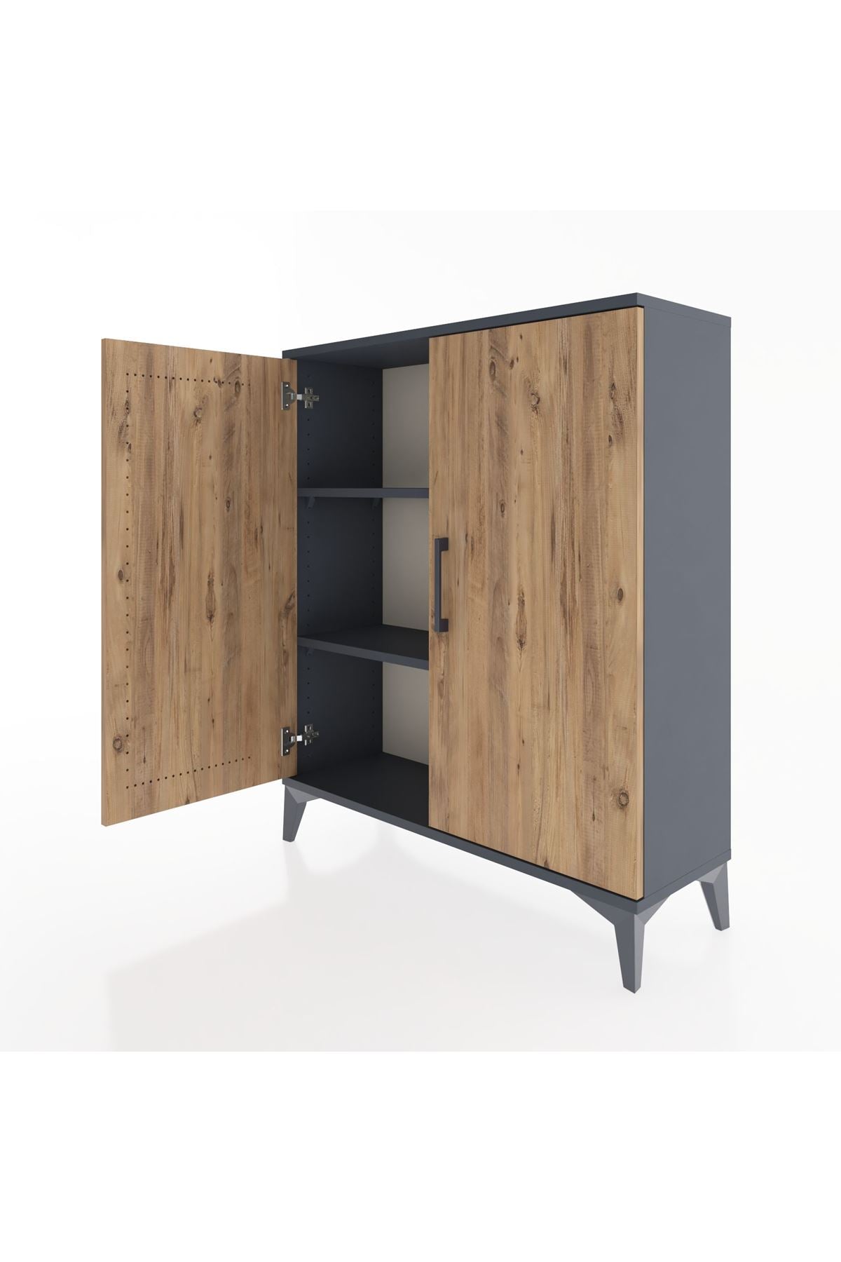 Arges Şifonyer 2 Raflı 2 Kapaklı 88x30x106 - S05M005V6A