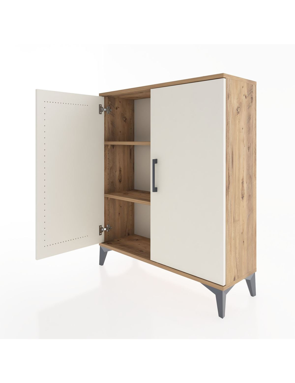 Arges Şifonyer 2 Raflı 2 Kapaklı 88x30x106 - S05M005V7A