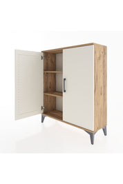 Arges Şifonyer 2 Raflı 2 Kapaklı 88x30x106 - S05M005V7A