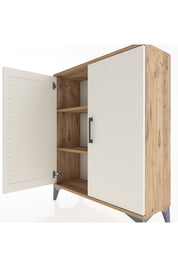 Arges Şifonyer 2 Raflı 2 Kapaklı 88x30x106 - S05M005V7A