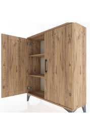 Arges Şifonyer 2 Raflı 2 Kapaklı 88x30x106 - S05M005V9A