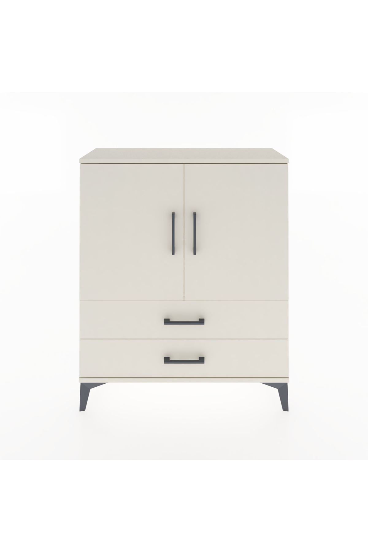 Arges Şifonyer 2 Raflı 2 Çekmeceli 2 Kapaklı 88x30x106 Aytaşı-Aytaşı