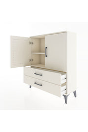 Arges Şifonyer 2 Raflı 2 Çekmeceli 2 Kapaklı 88x30x106 Aytaşı-Aytaşı